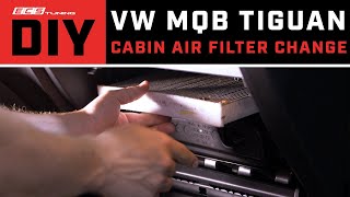 VW Tiguan Cabin Filter Replacement  DIY [upl. by Cory719]