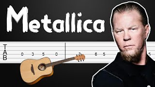 One  Metallica Guitar Tutorial Guitar Tabs Guitar Lesson [upl. by Yregram424]