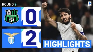 SASSUOLOLAZIO 02  HIGHLIGHTS  Lazio close gap with top 6  Serie A 202324 [upl. by Bathsheeb896]