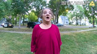 Drunk Grandma With No License Flees The Scene Of Crash Then Tries Playing Dumb [upl. by Monjan50]