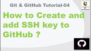 How to Create and add SSH key to GitHub   SSH Key  GitHub [upl. by Longfellow812]