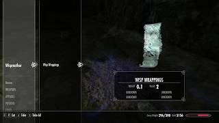 How to get Wisp Wrapping ingredient  Skyrim Special Edition [upl. by Lekzehcey]