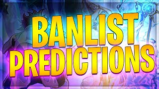 BANLIST PREDICTION SEPTEMBER 2022  YuGiOh [upl. by Peery591]