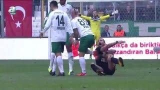 Bursaspor 1  2 Amed Sportif Maç Özeti 31 Ocak 2016 [upl. by Nahsrad]