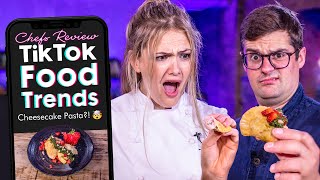 Chefs Test and Review TikTok Food Trends Ft PoppyCooks  Sorted Food [upl. by Surtemed]