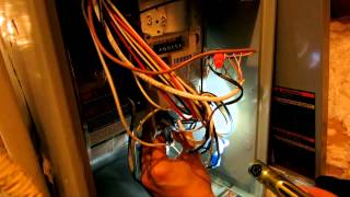 How to install White Rodgers 50A55843 Control board in Trane TUE1 XB80 Furnace TUE1A040A9241A [upl. by Aitram705]