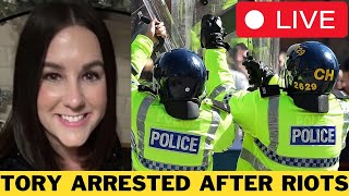 🚨 LIVE Tory Politician’s Wife ARRESTED Over UK Riots [upl. by Adnimra941]