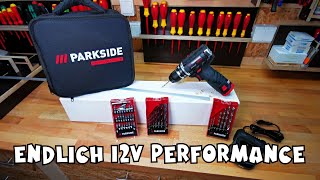 Parkside® Performance 12V AkkuBohrschrauberset PBSPA 12 A1 [upl. by Kylen749]