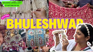 BHULESHWAR Market Mumbai CHEAPEST WEDDING JEWELLERY Staring 50Rs 😱 [upl. by Nagn551]