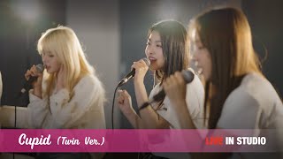 Cupid OT4Twin Ver  LIVE IN STUDIO  FIFTY FIFTY 피프티피프티 [upl. by Nonnel105]