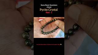 Benefits Of Pyrite Bracelet  Part  1 pyrite pyritebracelet [upl. by Khano]