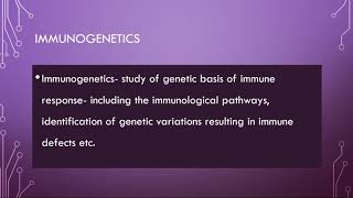 Immunogenetics HLA and association with diseases [upl. by Ayotel]