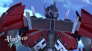 Transformers Prime  Meet Optimus Prime  Transformers Official [upl. by Buschi87]