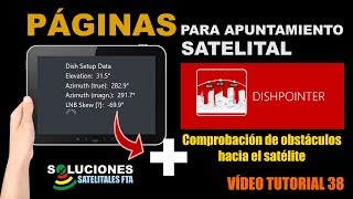 Paginas para apuntamiento Satelital  DISHPOINTER [upl. by Mulloy]