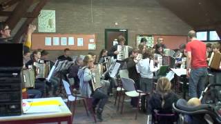 2012 Jeugdweekend NOVAM afd NoordBrabant Ik speel accordeon [upl. by Gnirps780]