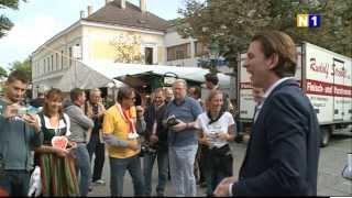 ÖVP Stadtfest in Purkersdorf mit Sebastian Kurz [upl. by Eemla]