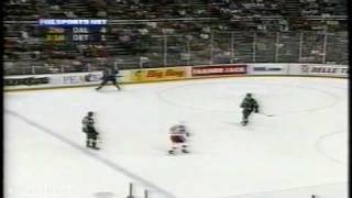 Dan Keczmer Cheap Shot on Steve Yzerman [upl. by Ocimad]