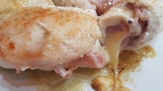 INVOLTINI DI POLLO CON PROSCIUTTO E FORMAGGIO  FoodVlogger  FoodVlogger [upl. by Gorges]