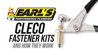 Earls Cleco Fasteners and How They Work [upl. by Leryt]