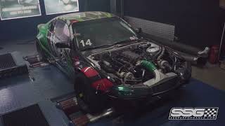 Is 1000hp in Drift Nissan S15 3UZ Twin Turbo to much for MAHA dyno [upl. by Lanna]