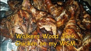 Jamaican Style Jerk Chicken Recipe  How to cook Jerk on The Weber Smokey Mountain [upl. by Niras953]