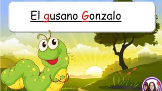 LETRA quotGquot EL GUSANO GONZALO [upl. by Ahsinotna]