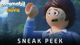 PLAYMOBIL THE MOVIE  SNEAK PEEK  Marla jumps into Playmobil universe [upl. by Mlawsky]