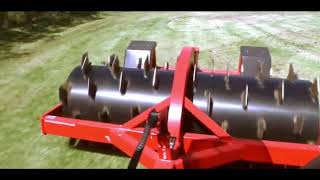 Land Aerator  Biddy Attachments [upl. by Ecnaiva]