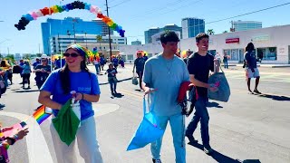 Phoenix Pride Parade 2024  81º Sunday  Phoenix Arizona [upl. by Eimiaj811]