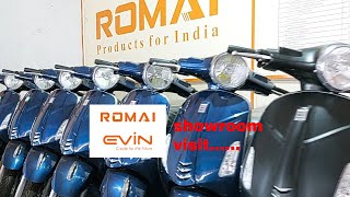 ROMAI Electric vehicle show room kollam visit [upl. by Lurette]