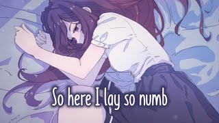 Nightcore  Numb Lyrics [upl. by Ellata]