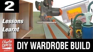 DIY Fitted Wardrobe Build  Lessons Learnt Video 2 [upl. by Adnolohs372]