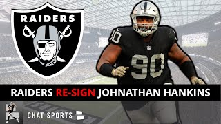 BREAKING NEWS Raiders ReSign DT Johnathan Hankins In 2022 NFL Free Agency  Las Vegas Raiders News [upl. by Adham]