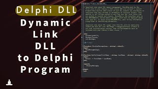 Dynamic Link Library  How to Write and Call DLLs within Delphi  DLL  Delphi DLL [upl. by Amitak38]