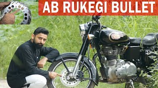 Drum brake converted to Disc brake  RoyalEnfield  NCR Motorcycles [upl. by Bordy]