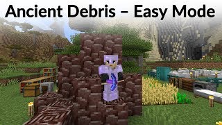 How to Find Ancient Debris in Minecraft 116  Easy Mode [upl. by Ylreveb906]