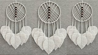 DIY Atrapasueños en MACRAME  paso a paso  DIY Macrame Dreamcatcher Tutorial [upl. by Hugues795]