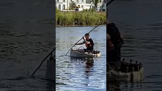 Making a Coracle for Ballina Heritage day 2024 ireland coracle ballina coracle ireland mayo [upl. by Keen]