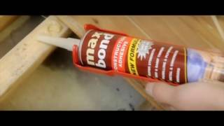 HB Fuller Maxbond™ Construction Adhesive Mutilpurpose Usage [upl. by Cyd]