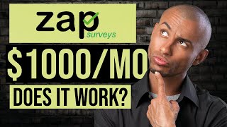 ZapSurveys Review Earn 300 With Your First Survey Truth Revealed [upl. by Anitnemelc]