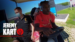 Doku drives around with Castagne  REDDEVILS  EURO2020 [upl. by Damas]