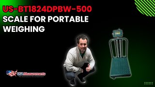 USBT1824DPBW500 The Ultimate Compact Bench Scale for Portable Weighing [upl. by Mendie]