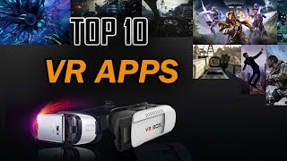 Top 10 BEST VR Android APPS 2016 [upl. by Buffum643]