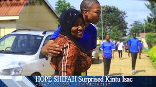 KINTU ISAC WAS SURPRISED WITH A VISIT AT SCHOOL hopeshifah love surprise trending hopeshifah [upl. by Ettigdirb]