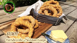 SIMIT  türkische Sesamringe  das beste Rezept [upl. by Shandee383]