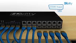 Cablesson HDElity 8x8 CAT56 HDMI Matrix [upl. by Ayik]