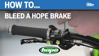 How to bleed a Hope brake  Hope Technology [upl. by Rabi108]