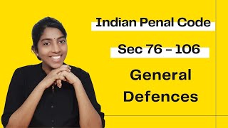 General Defences  Sec 76 to 106  IPC [upl. by Dudley]