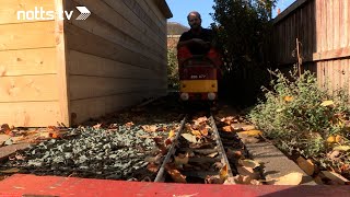 Internet engineer opens his garden trainline to raise money for charities [upl. by Eremaj]