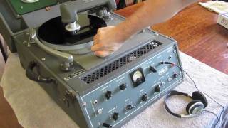 Cutting a 78 rpm Record [upl. by Nereus]